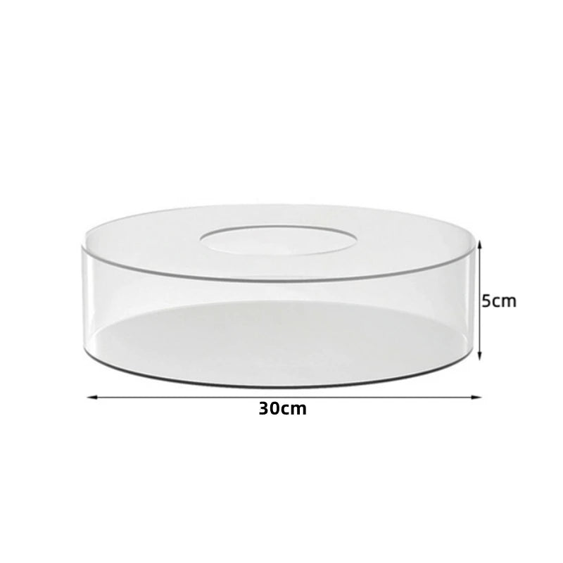 Clear Acrylic Cake Display Board & Smoother – Reusable DIY Cake Stand Base