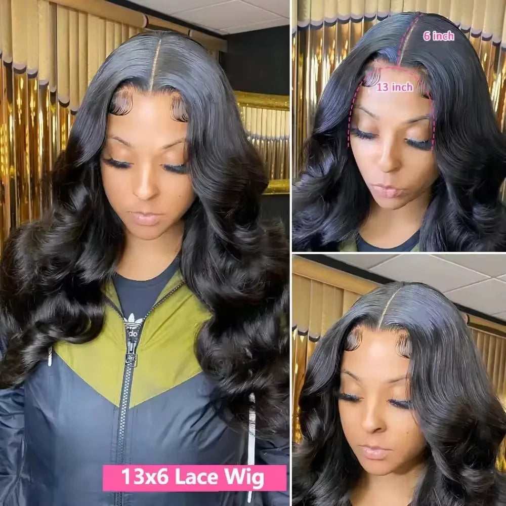 40 Inch Body Wave Lace Front Wig 200 Density 13X4 Loose Wave Lace Frontal Wig 13X6 HD Lace Frontal Wigs 100% Human Hair on Sale
