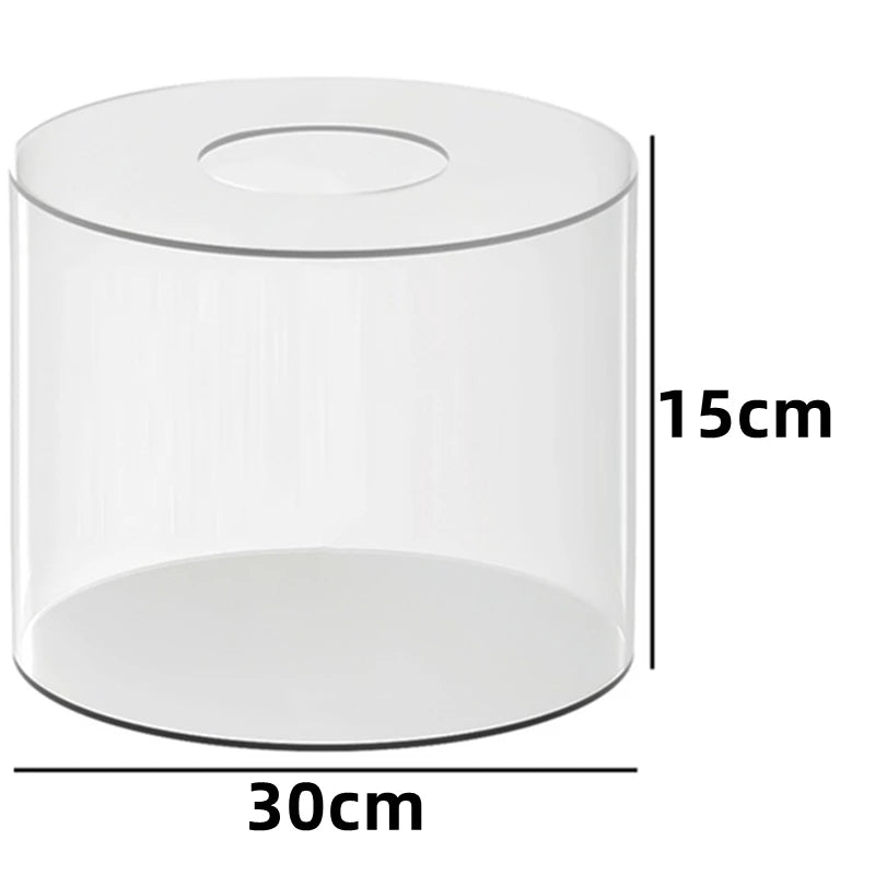 Clear Acrylic Cake Display Board & Smoother – Reusable DIY Cake Stand Base