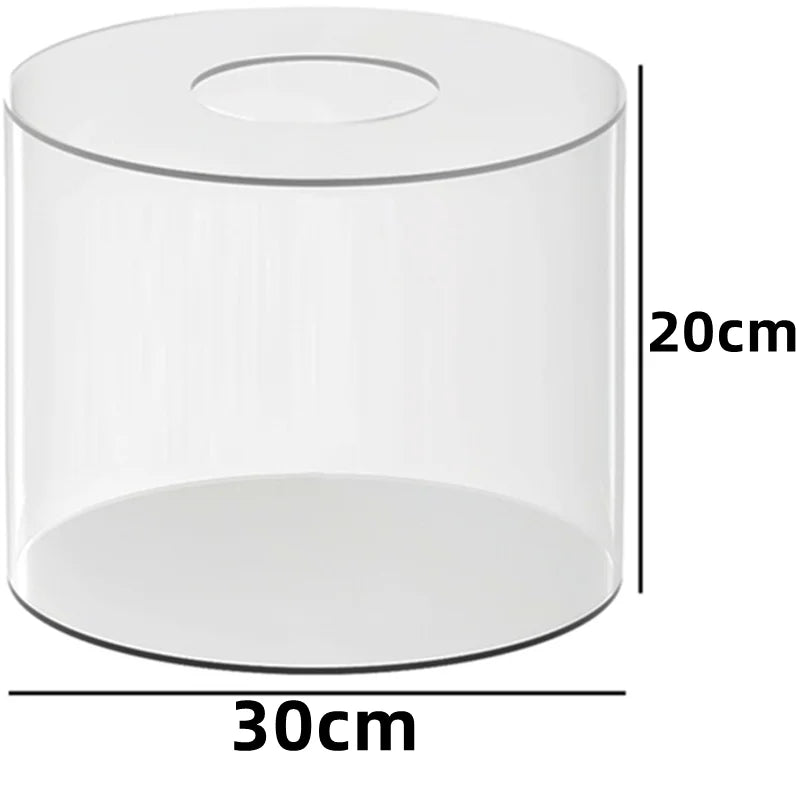 Clear Acrylic Cake Display Board & Smoother – Reusable DIY Cake Stand Base
